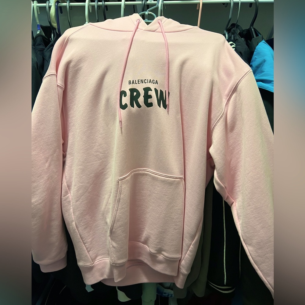 COPY - Pink Balenciaga Crew Hoodie